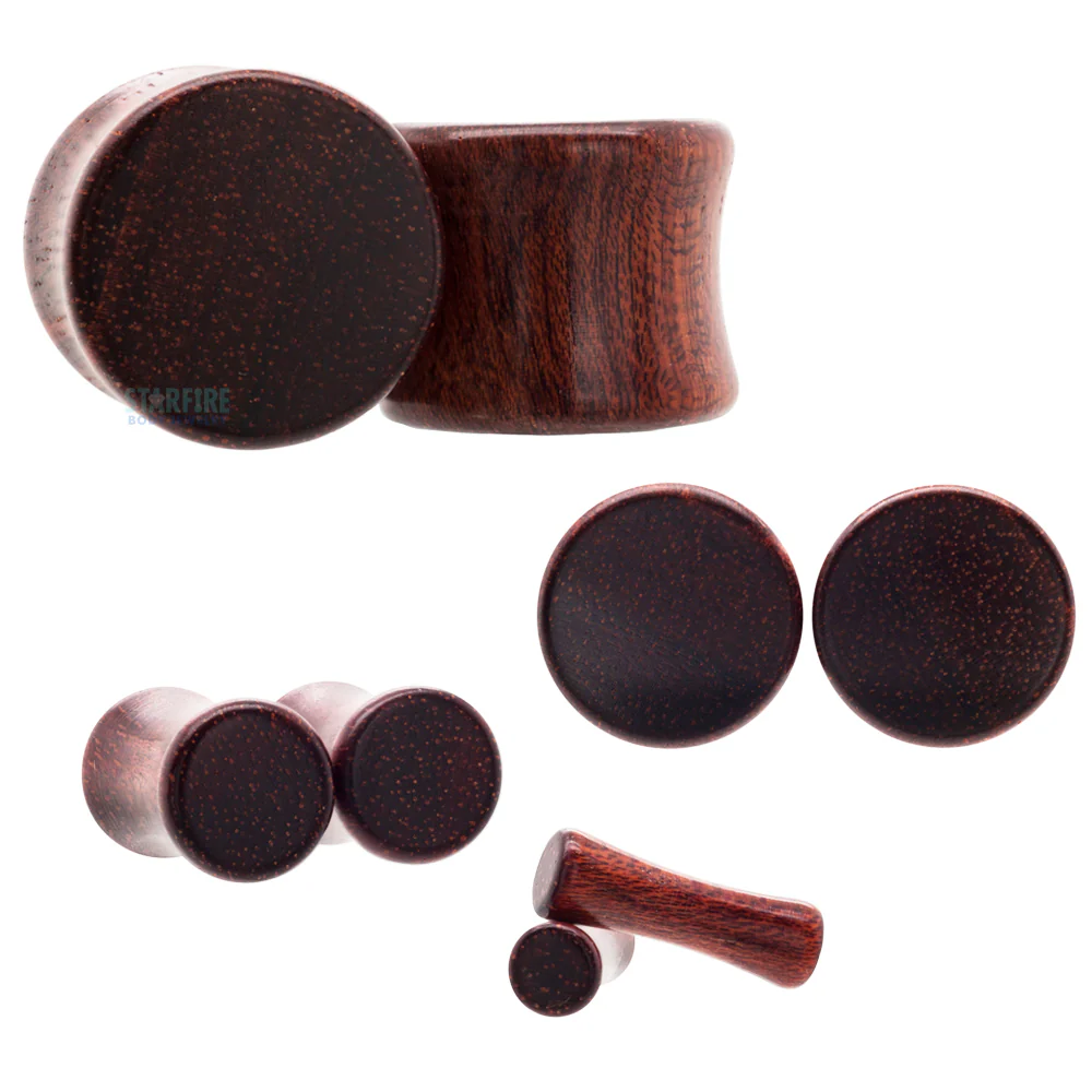 Wood Plugs - Bloodwood Regs