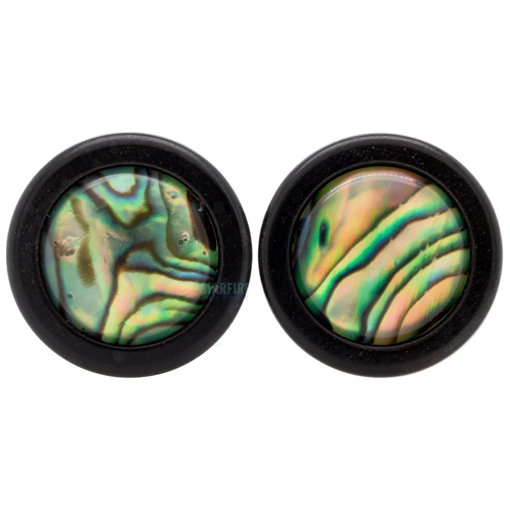 Paua Inlay Wood Plugs - Image 5