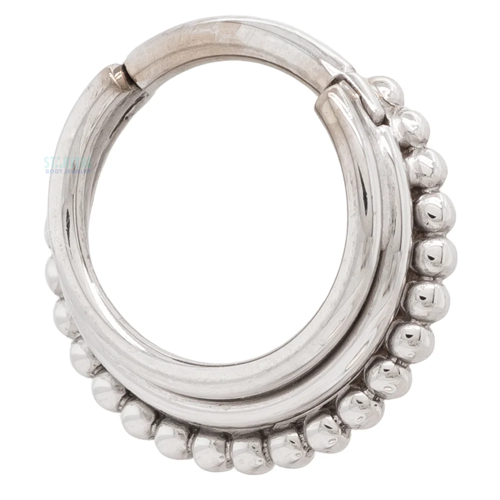 "Zara" Hinge Ring in Gold - Image 3